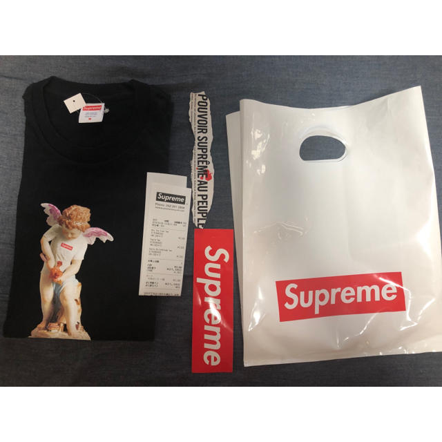 【L】Supreme cupid tee Black 黒