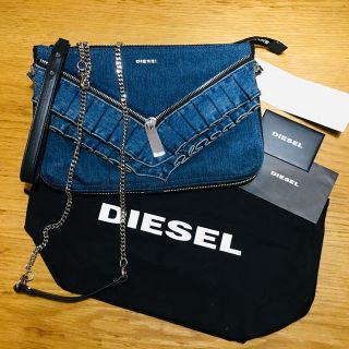 DIESEL - 美品 DIESEL 3WAYデニムチェーンショルダーバッグ ディーゼル ...