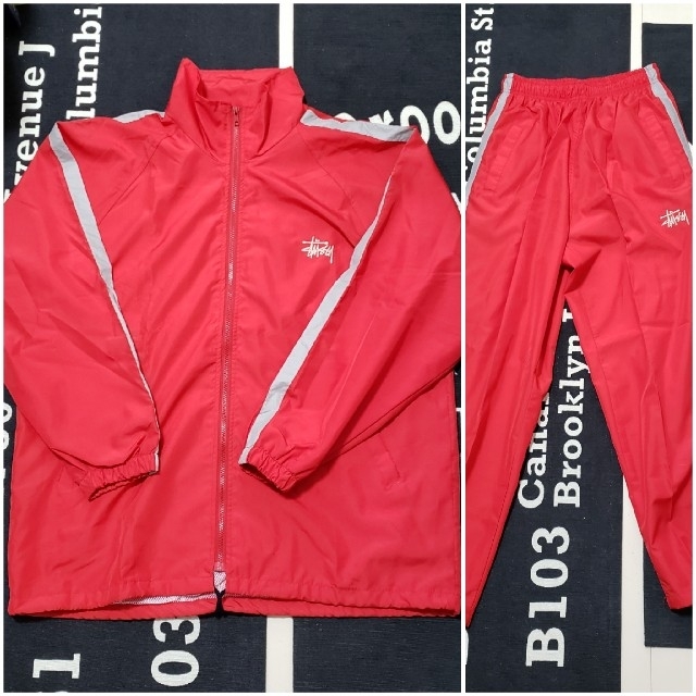 STUSSY - stussy ジャージセットアップ 赤色の通販 by tacca's STUSSY - stussy ジャージセットアップ 赤色の通販 by tacca's