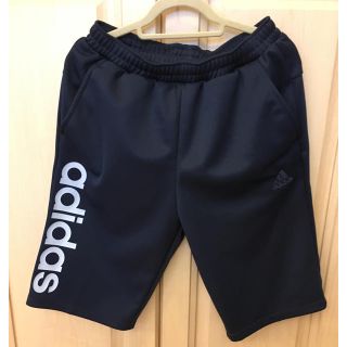 アディダス(adidas)の★adidas★（美品）トレーニング ハーフパンツ 紺ネイビー150(パンツ/スパッツ)