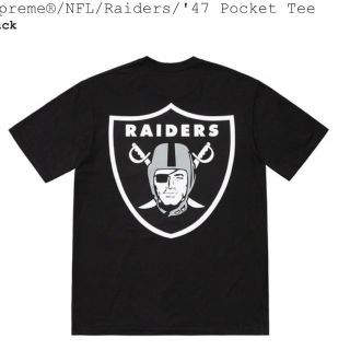 シュプリーム(Supreme)のSサイズ Supreme NFL Raiders 47 Pocket Tee(Tシャツ/カットソー(半袖/袖なし))