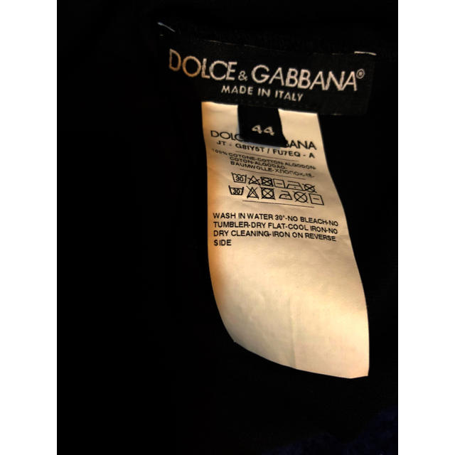 DOLCE&GABBANA(ドルチェアンドガッバーナ)の新品同様ドルチェ&ガッバーナD&G半袖Tシャツ44ナンバリングKINGクラウンs メンズのトップス(Tシャツ/カットソー(半袖/袖なし))の商品写真