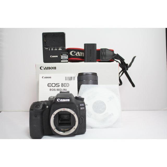 新しく着き Canon デジタル一眼レフカメラ EOS 80D ボディ - カメラ