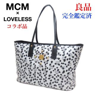 エムシーエム(MCM)のMCM ラブレス コラボ ダルメシアン柄 トートバッグ エムシーエム(トートバッグ)