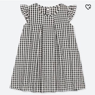 ユニクロ(UNIQLO)の新品未使用 ユニクロ ギンガムチェックワンピース(ワンピース)