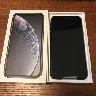 アイフォーン(iPhone)のiPhoneXR 128G ブラック(スマートフォン本体)