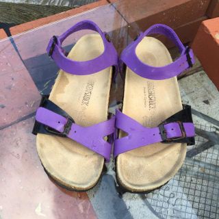 ビルケンシュトック(BIRKENSTOCK)のビルケンサンダル難あり37(サンダル)