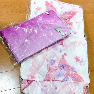 蝶々の浴衣セット(浴衣)