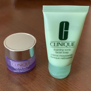 クリニーク(CLINIQUE)の【ミニサイズ】クレンジング&洗顔料(クレンジング/メイク落とし)