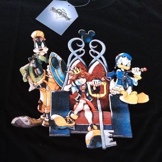 ディズニー(Disney)の新品未使用　Disney KINGDOM HEARTS Ｔシャツ　L(Tシャツ/カットソー(半袖/袖なし))