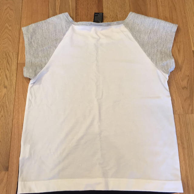 DOUBLE STANDARD CLOTHING(ダブルスタンダードクロージング)のダブスタ★バイカラーのロゴTシャツ レディースのトップス(Tシャツ(半袖/袖なし))の商品写真