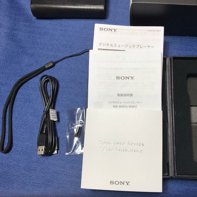 美品SONY ウォークマン NW-WM1A ケース付き