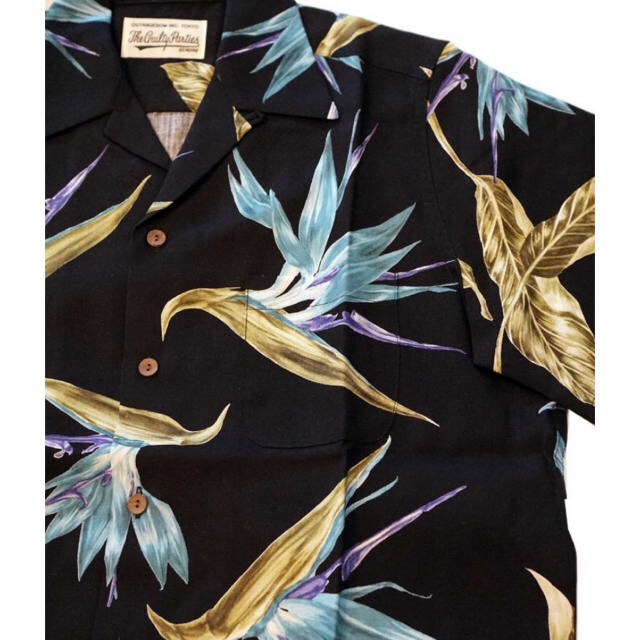 WACKO MARIA(ワコマリア)の別注 wackomaria 極楽鳥柄 アロハシャツ S メンズのトップス(シャツ)の商品写真