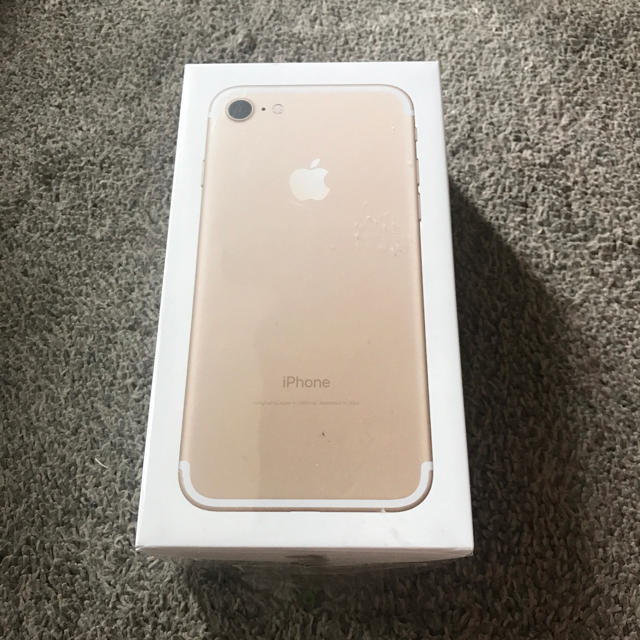 スマホ/家電/カメラ新品未開封 SIMフリー iPhone7 32GB Gold