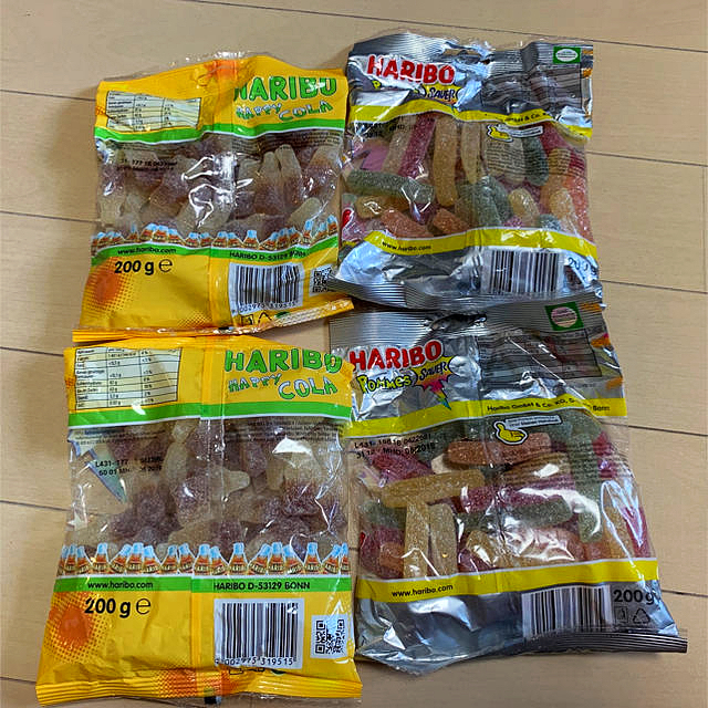 ハリボー HARIBO  4点セット 食品/飲料/酒の食品(菓子/デザート)の商品写真