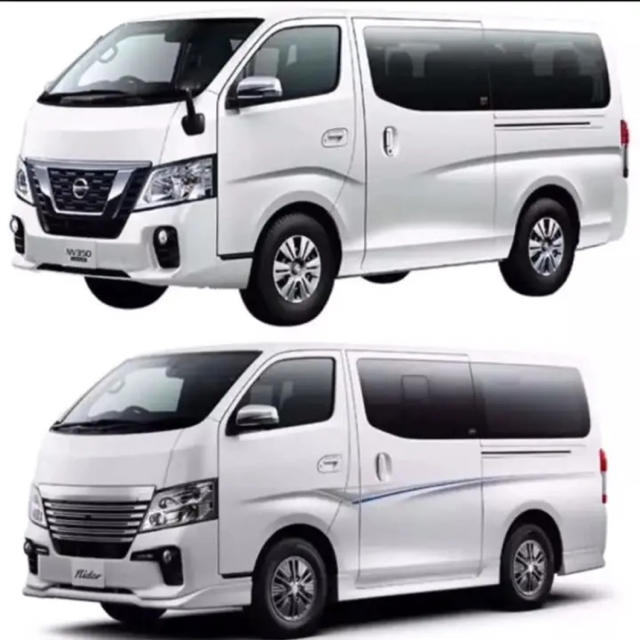 ★新型キャラバン NV350プレミアムGX用フルマット(白黒チェッカー)です♪