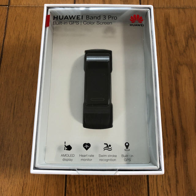 新品 HUAWEI Band 3 Pro Black  ウェアラブル メンズの時計(腕時計(デジタル))の商品写真