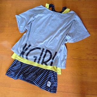 エックスガール(X-girl)のx-girl♡3pieceワンピセット(ミニワンピース)