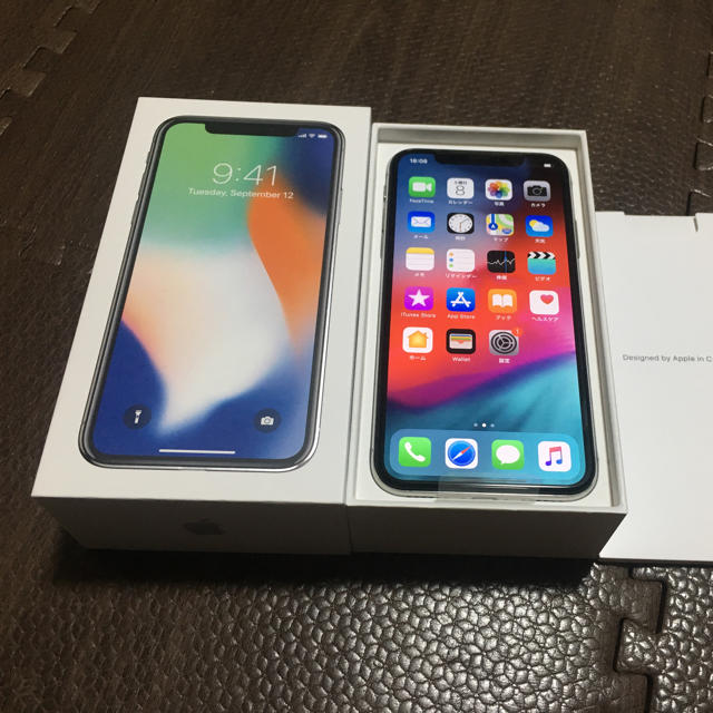 【新品未使用】iphoneＸ 64gb シルバー 1台