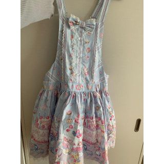 アンジェリックプリティー(Angelic Pretty)のANGELIC PRETTYサロペット＋バレットセット(ミニワンピース)