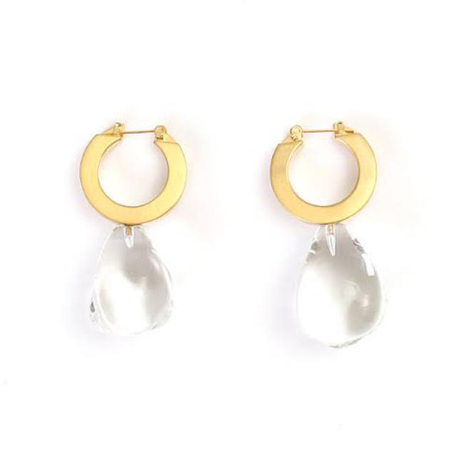Mame Kurogouchi Glass Round Earrings - ピアス(両耳用) Mame Kurogouchi Glass Round Earrings - ピアス(両耳用)