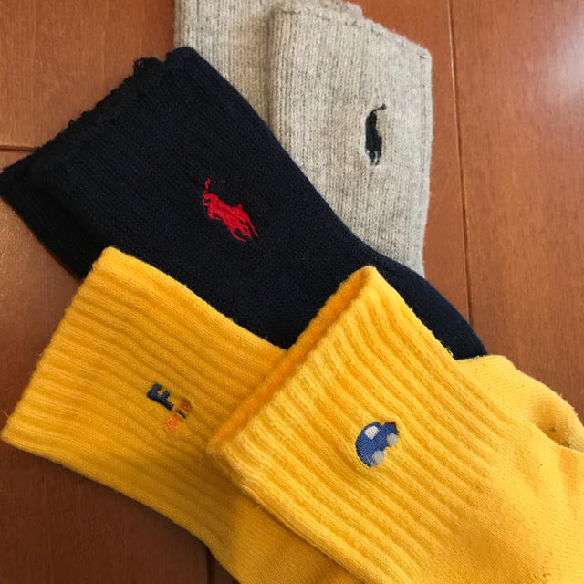 Ralph Lauren(ラルフローレン)のラルフローレン、ファミリア靴下3足16〜18 キッズ/ベビー/マタニティのこども用ファッション小物(靴下/タイツ)の商品写真