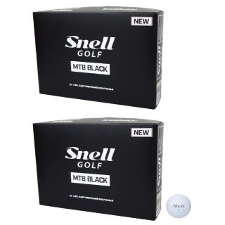 【送料無料】2019 SNELL MTB BLACKボール 2ダース 正規品 白