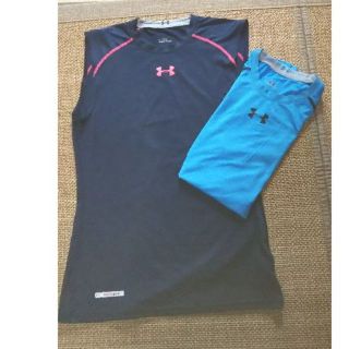 アンダーアーマー(UNDER ARMOUR)のｱﾝﾀﾞｰｱｰﾏｰ  アンダーシャツ  ２枚セット(その他)