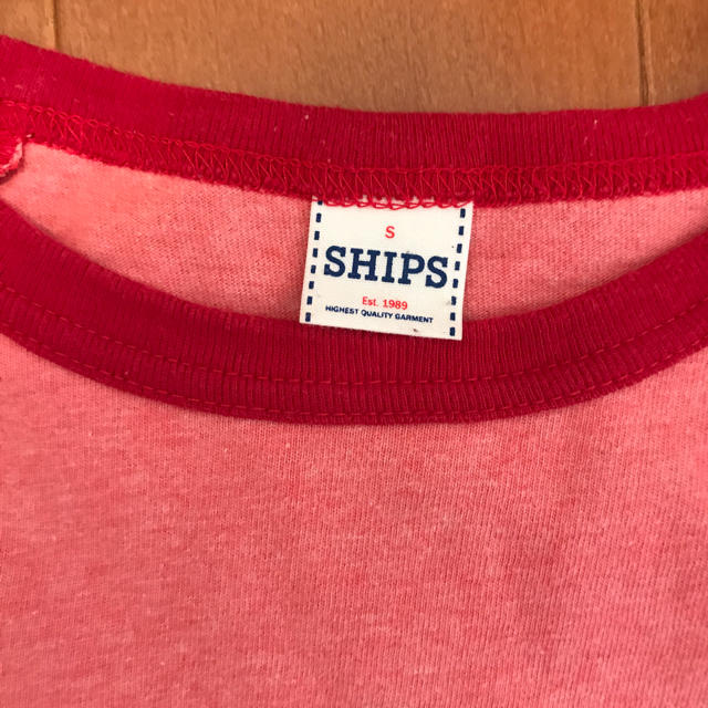 SHIPS(シップス)のships 七分袖シャツキッズS 140 美品 キッズ/ベビー/マタニティのキッズ服男の子用(90cm~)(Tシャツ/カットソー)の商品写真