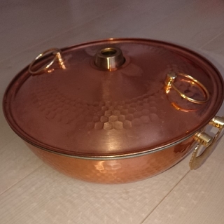銅製 しゃぶしゃぶ鍋(鍋/フライパン)