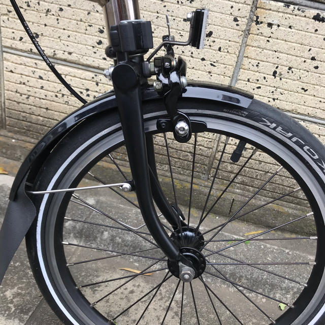 BROMPTON(ブロンプトン)のbrompton nickel black edition s2l x仕様 スポーツ/アウトドアの自転車(自転車本体)の商品写真
