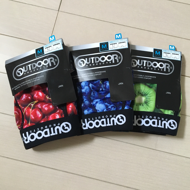 OUTDOOR PRODUCTS(アウトドアプロダクツ)の未使用☆OUTDOOR☆アンダーウェア 3枚セット Mサイズ メンズのアンダーウェア(ボクサーパンツ)の商品写真