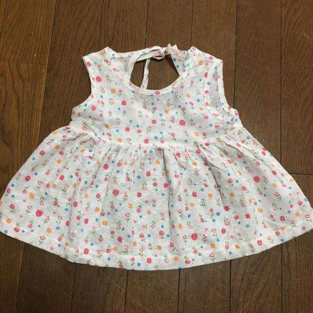 タグ無し 新品未使用 日本製 チュニック 80サイズ キッズ/ベビー/マタニティのベビー服(~85cm)(その他)の商品写真