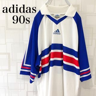 アディダス(adidas)の★ビンテージ★ アディダス Tシャツ ゲームシャツ 90s 古着(Tシャツ/カットソー(半袖/袖なし))