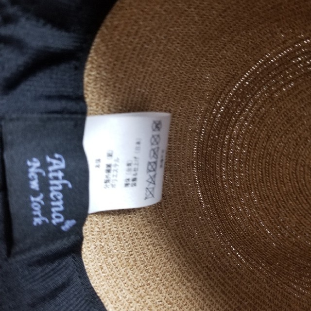 UNITED ARROWS(ユナイテッドアローズ)のathena new york ストローハット レディースの帽子(麦わら帽子/ストローハット)の商品写真