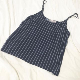 エイチアンドエム(H&M)のストライプキャミ(キャミソール)