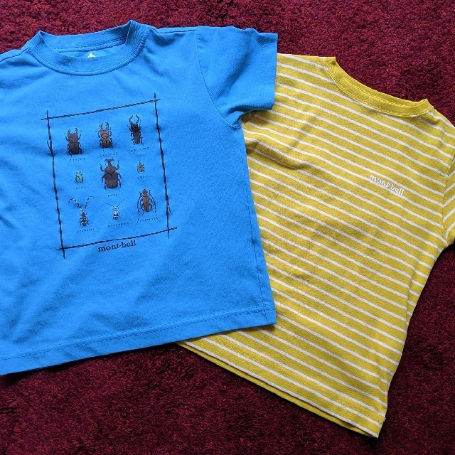 mont bell(モンベル)のmont-bell　Ｔシャツ　2枚セット キッズ/ベビー/マタニティのキッズ服男の子用(90cm~)(Tシャツ/カットソー)の商品写真