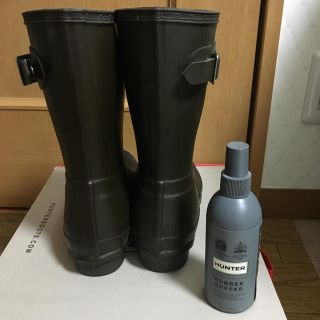 HUNTER - ハンター レインブーツ US7の通販 by ゆうゆ's shop