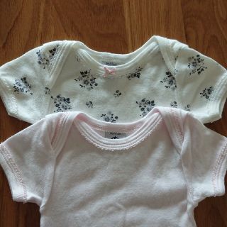 プチバトー(PETIT BATEAU)の専用です☺️プチバトー 6m 67cm ロンパース 2枚(ロンパース)