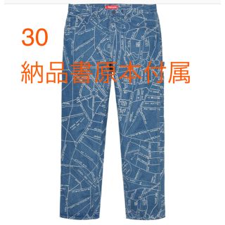 シュプリーム(Supreme)の30 Supreme Gonz Map Denim Painter Pant(ペインターパンツ)