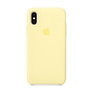 アップル(Apple)の【最終値下げ】iPhone  XSシリコーンケース メローイエロー(iPhoneケース)