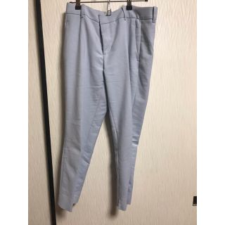 ザラ(ZARA)の〈わさび様専用〉ZARA クロップドパンツ アイスブルー(クロップドパンツ)