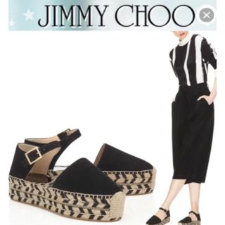 ジミーチュウ(JIMMY CHOO)の値下げ！ジミーチュウ エスパドリーユ36(サンダル)