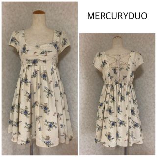 マーキュリーデュオ(MERCURYDUO)のマーキュリーデュオ 花柄ワンピース(ひざ丈ワンピース)