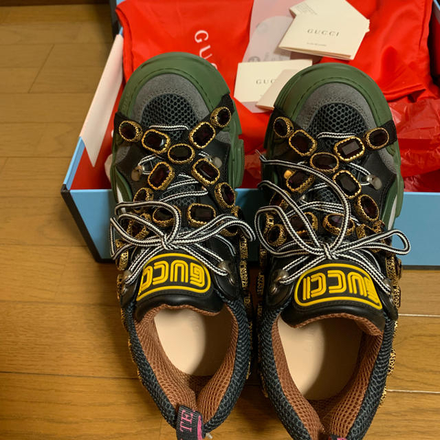 Gucci - ☆期間限定お値下げ○GUCCIグッチフラッシュトレック装飾 Gucci - ☆期間限定お値下げ○GUCCIグッチフラッシュトレック装飾