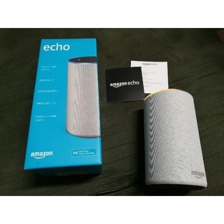 エコー(ECHO)のAmazon Echo 第2世代 サンドストーン (ファブリック) 中古(スピーカー)
