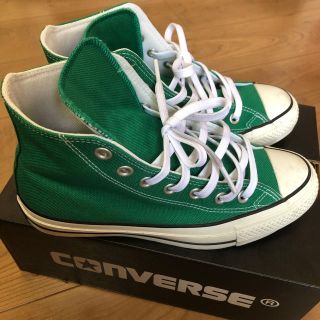 コンバース(CONVERSE)のコンバース スニーカー グリーン 値下げ中！(スニーカー)