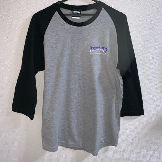 スラッシャー(THRASHER)のTHRASHER GRAY&BLACK ロングTシャツ(Tシャツ/カットソー(七分/長袖))