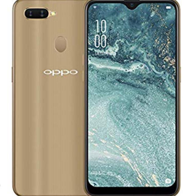 新品 oppo AX7 ゴールド 保証2019/6/9から-