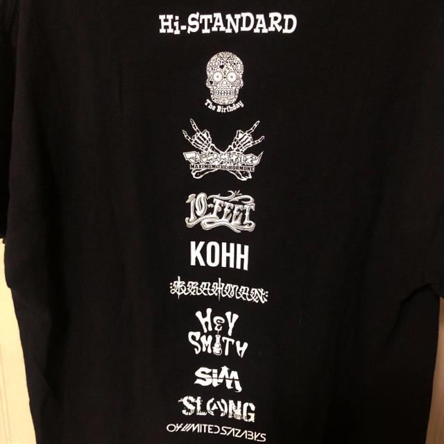 HIGH!STANDARD(ハイスタンダード)の新品同様❗️AIR JAM 2018 オフィシャル Tシャツ メンズのトップス(Tシャツ/カットソー(半袖/袖なし))の商品写真